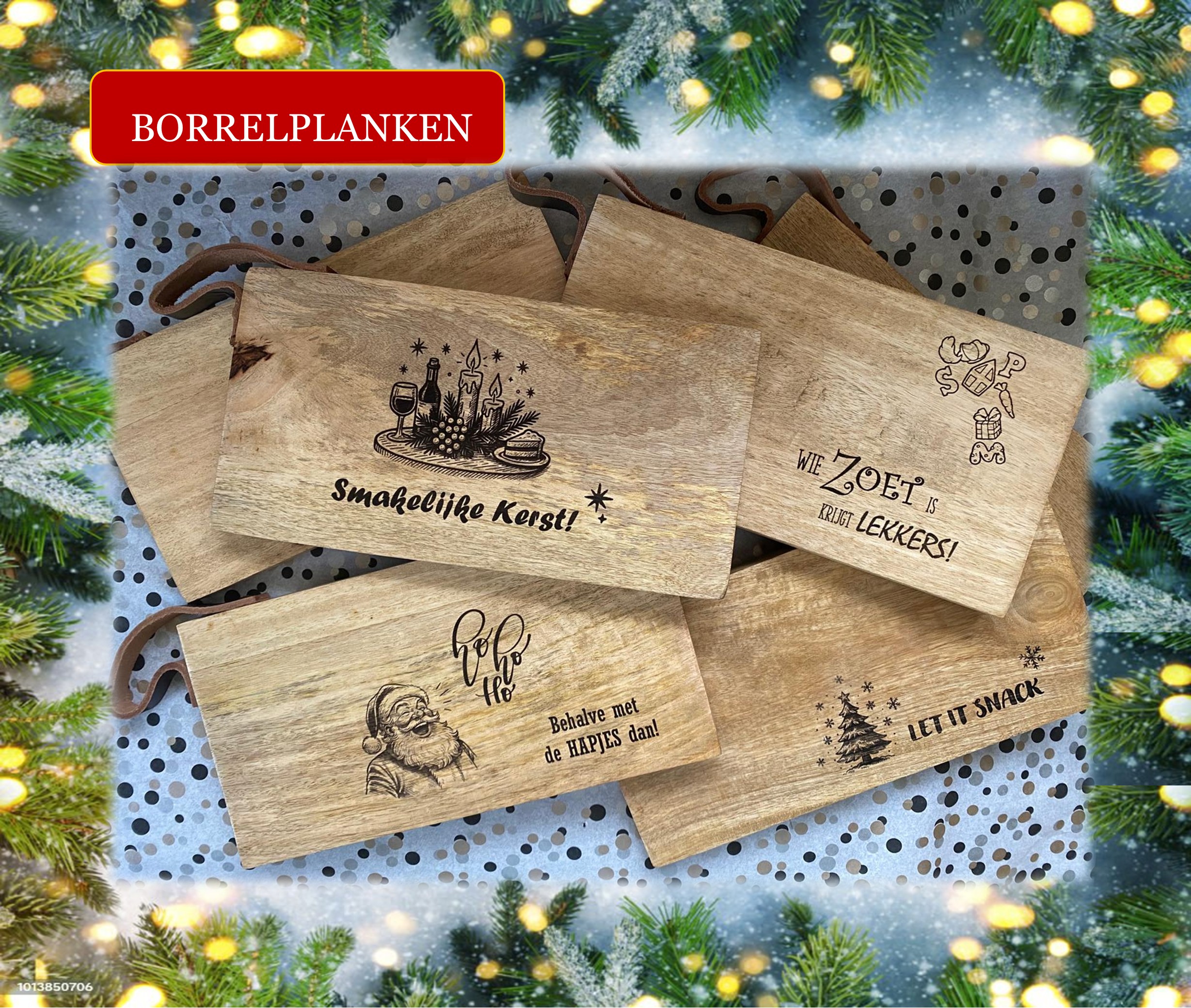 Borrelplank Kerst