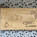 Houten borrelplank Sinterklaas