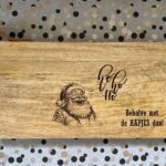 Houten Borrelplank Kerst