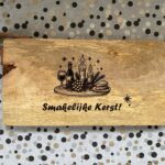 Houten Borrelplank kerst